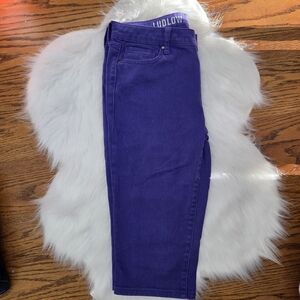 DKNY Women's Purple Capris